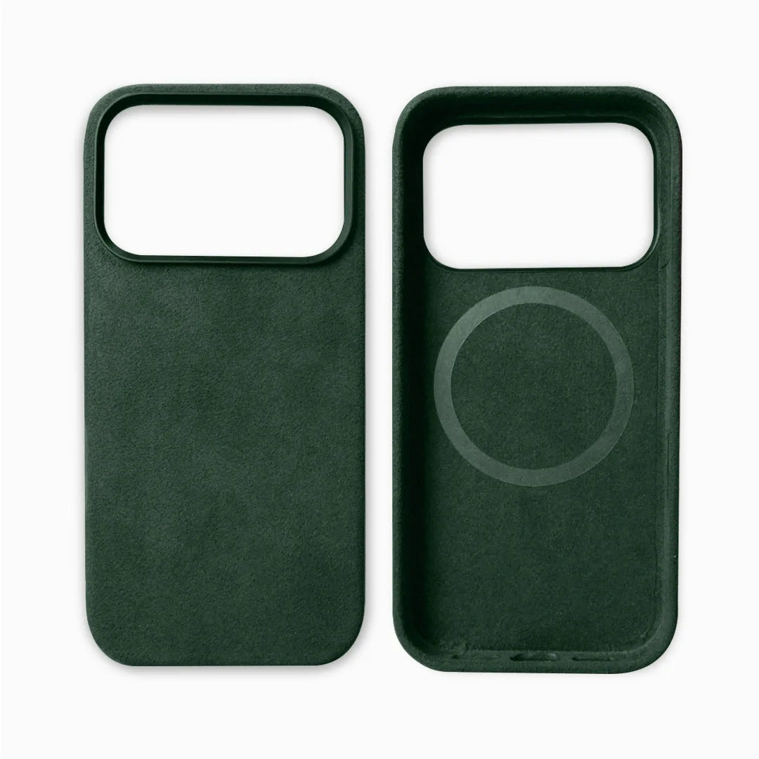 Premium Suède-Feel Telefoonhoesje iPhone - Zacht Microvezel met Shockbescherming & Krasbestendige Coating
