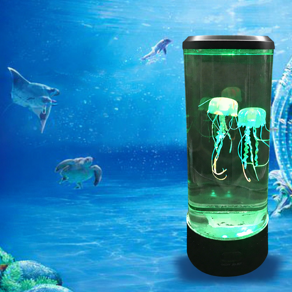LED Kwallenlamp met 7 Kleuren Dimbaar Touch | Rustgevende Stemmingsverlichting Aquarium Sfeerverlichting