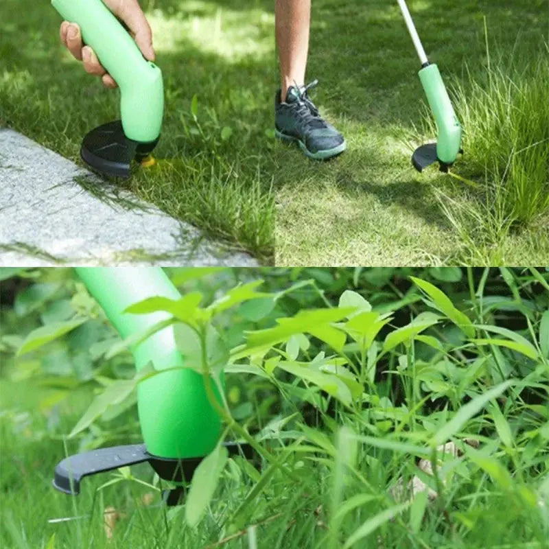 Draadloze Mini-Grastrimmer Telescopisch met Kabelbinders - Compact Precisie-Snijgereedschap voor Tuinranden