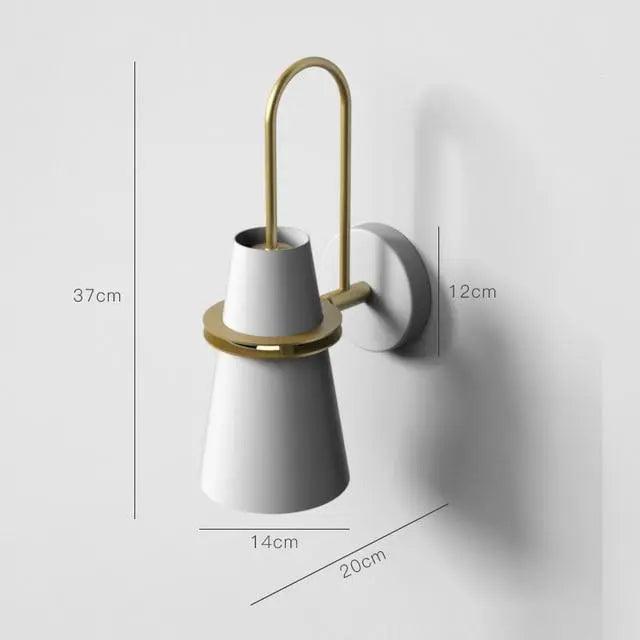 Scandinavische Wandlamp Nordic - Minimalistische Metalen Verlichting voor Moderne Interieurs - Bedrading -