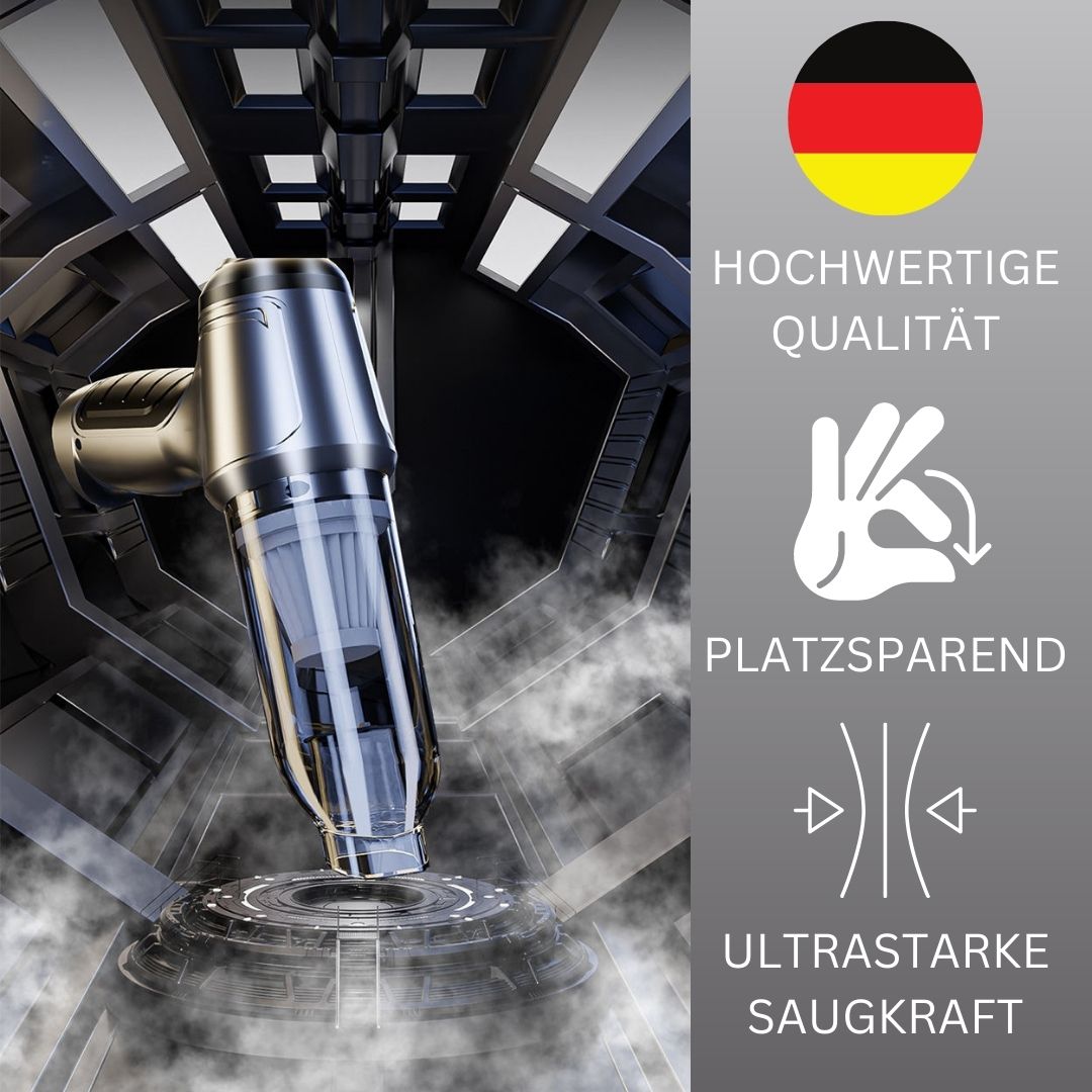 Draadloze Handstofzuiger met 2-in-1 Zuig- en Blaasfunctie - Compacte Huishoudstofzuiger met HEPA-Filter en Geluidsreductie