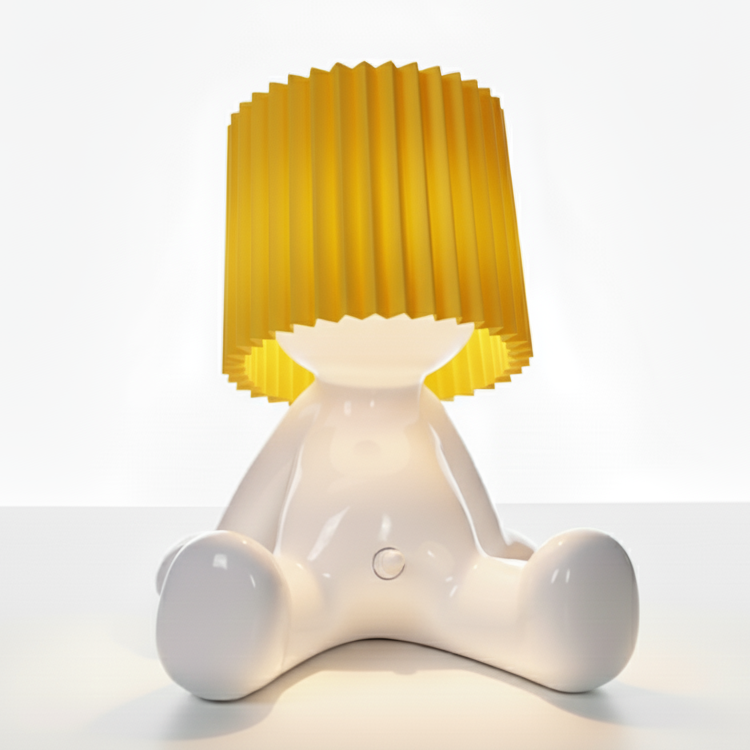 Zittende LED Tafellamp met Accu - Draadloos in 8 Kleuren