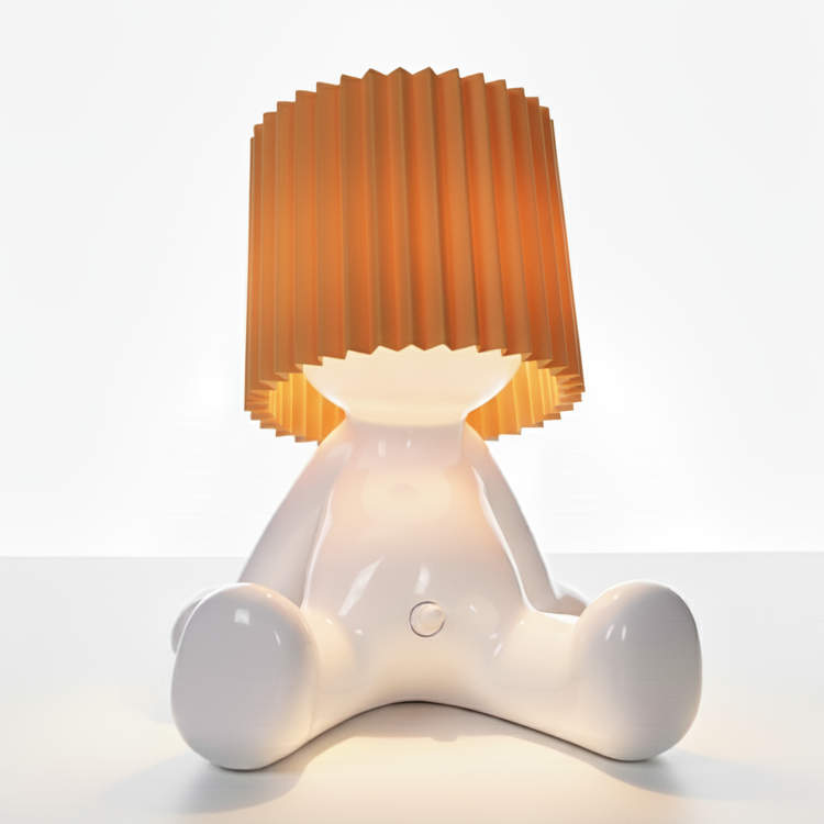 Zittende LED Tafellamp met Accu - Draadloos in 8 Kleuren