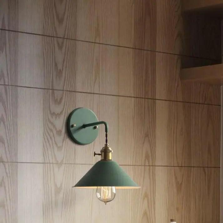 Vintage Wandlamp met Geplateerd Metaalafwerking - Elegant Lichtarmatuur in 7 Kleuren