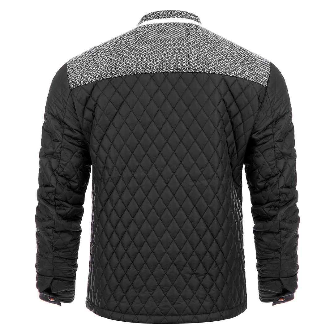 Gewatteerd Heren Winterjack Polyester Waterdicht Zwart Outdoor Wandelen Ski Winterkleding Comfort Warmte