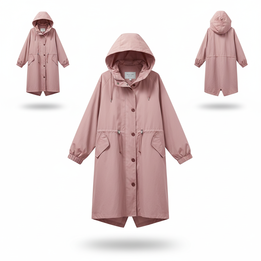 Waterafstotende Regenjas Dames Heren Oversized met Capuchon Lichtgewicht Winddicht voor Alle Seizoenen Outdoor