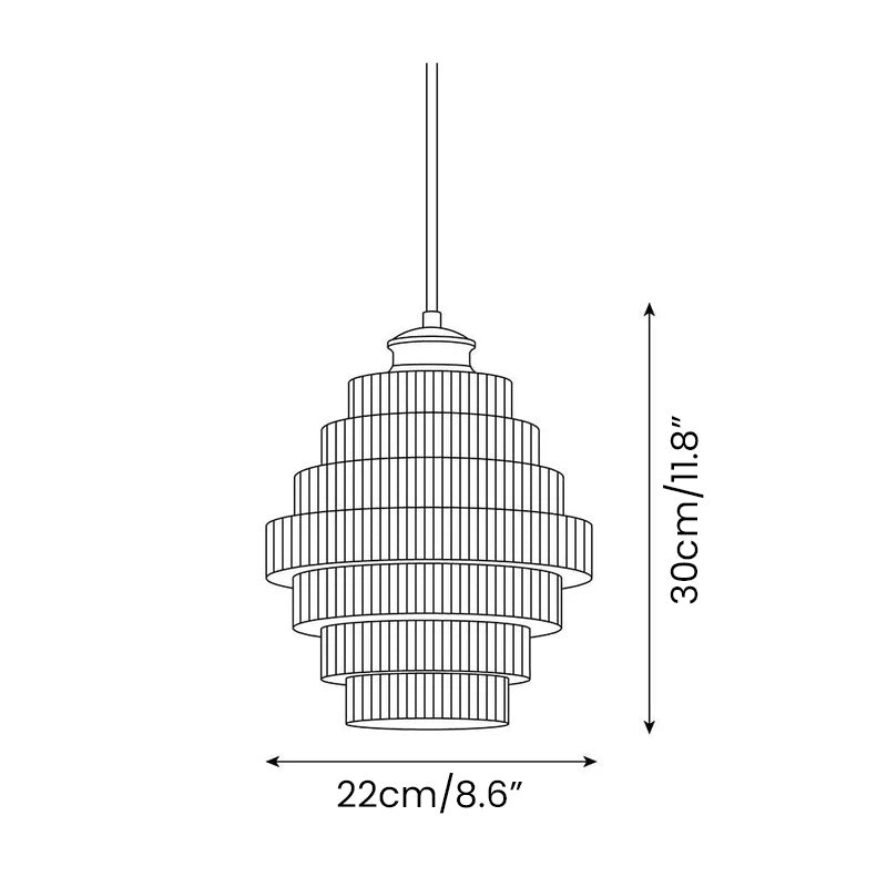 Glazen Hanglamp met Metalen Flessendesign E27 Fitting Diameter 22cm voor Keuken Eetkamer Woonkamer Verlichting