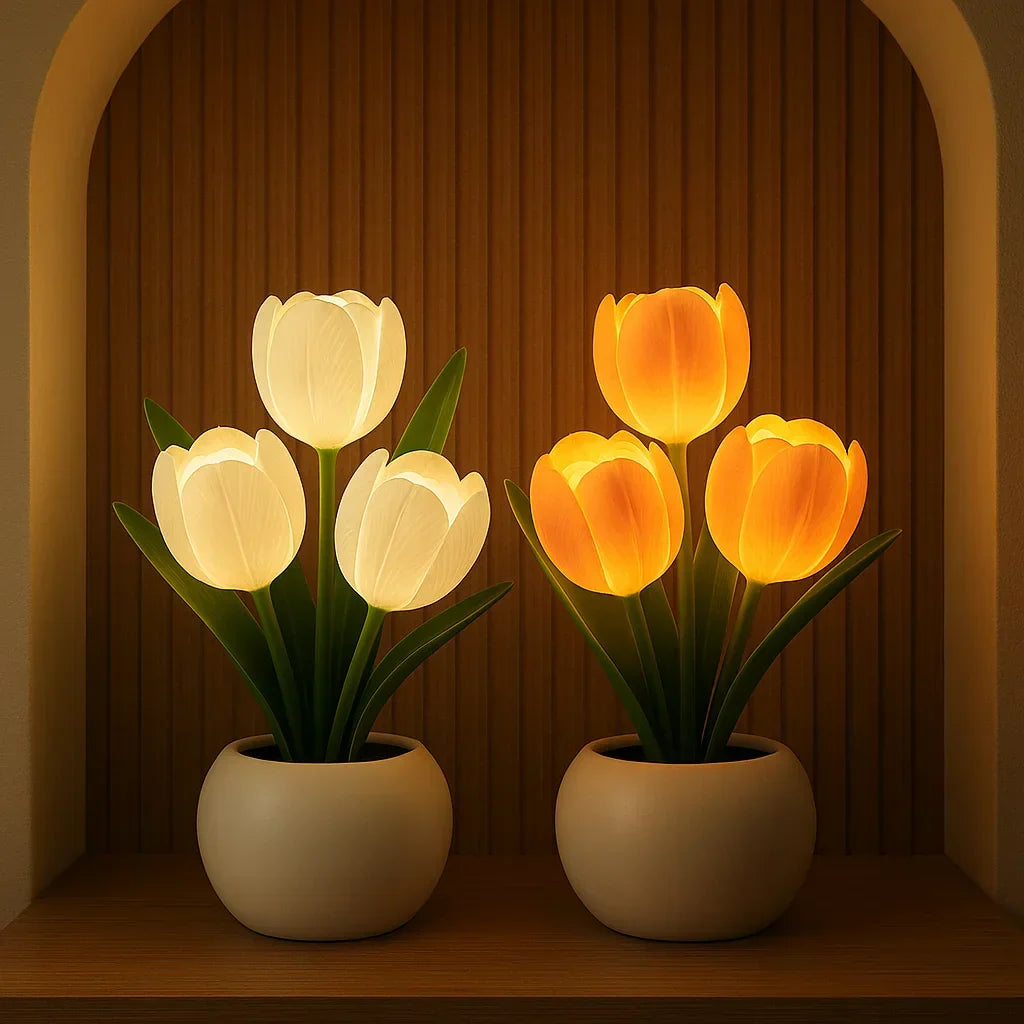 Decoratieve LED Tulpenlamp Warmwit - Sfeerverlichting Woonkamer