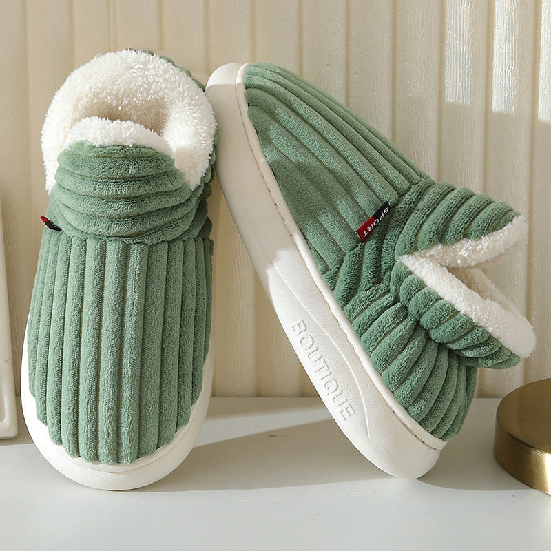 Unisex Pantoffels Katoen - Warme Huissloffen met Antislip Zool voor Dames en Heren Comfortabel Binnenschoeisel