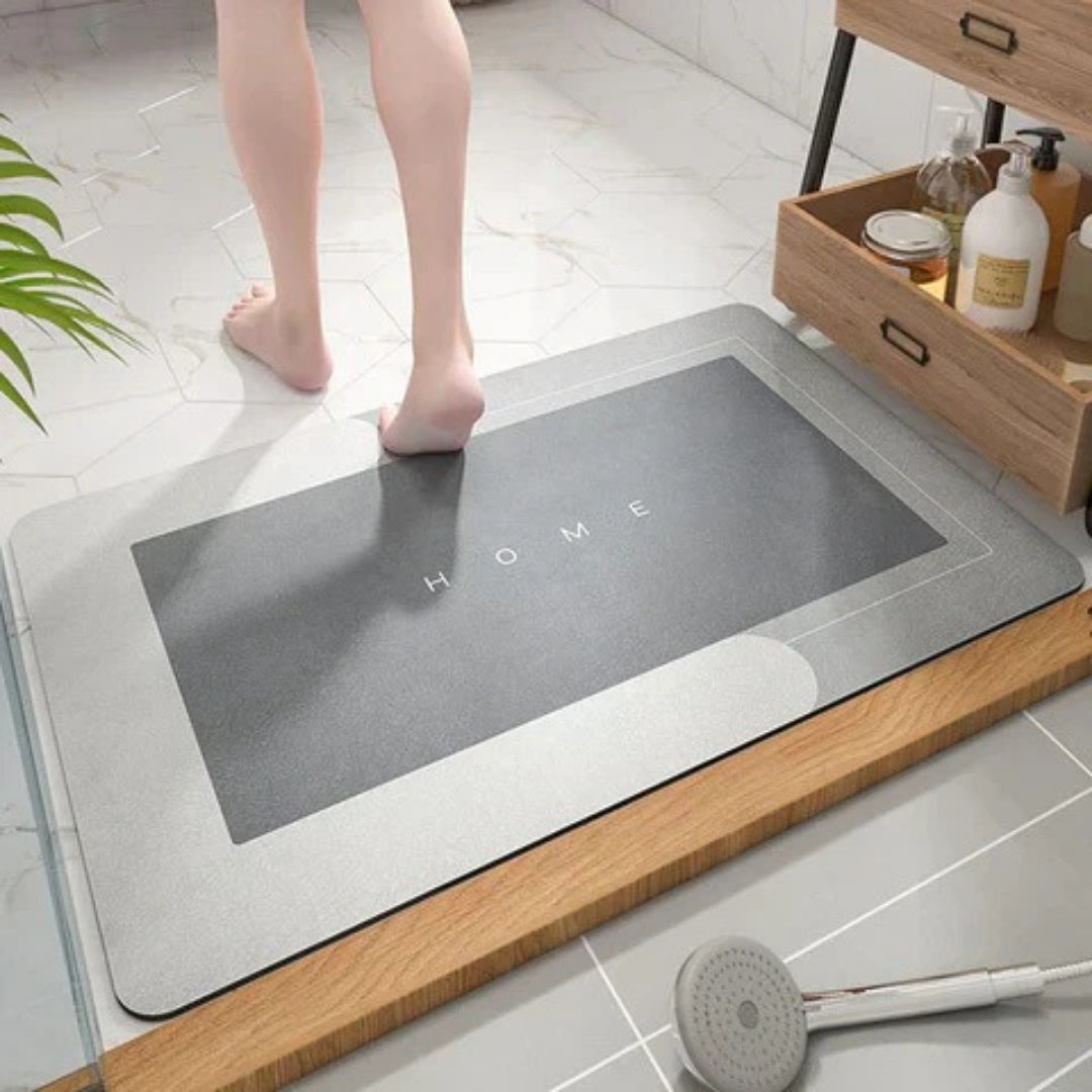 Antislip Badmat met Sneldrogende Vochtabsorptie voor Badkamer Keuken en Hal Moderne Vloerbescherming