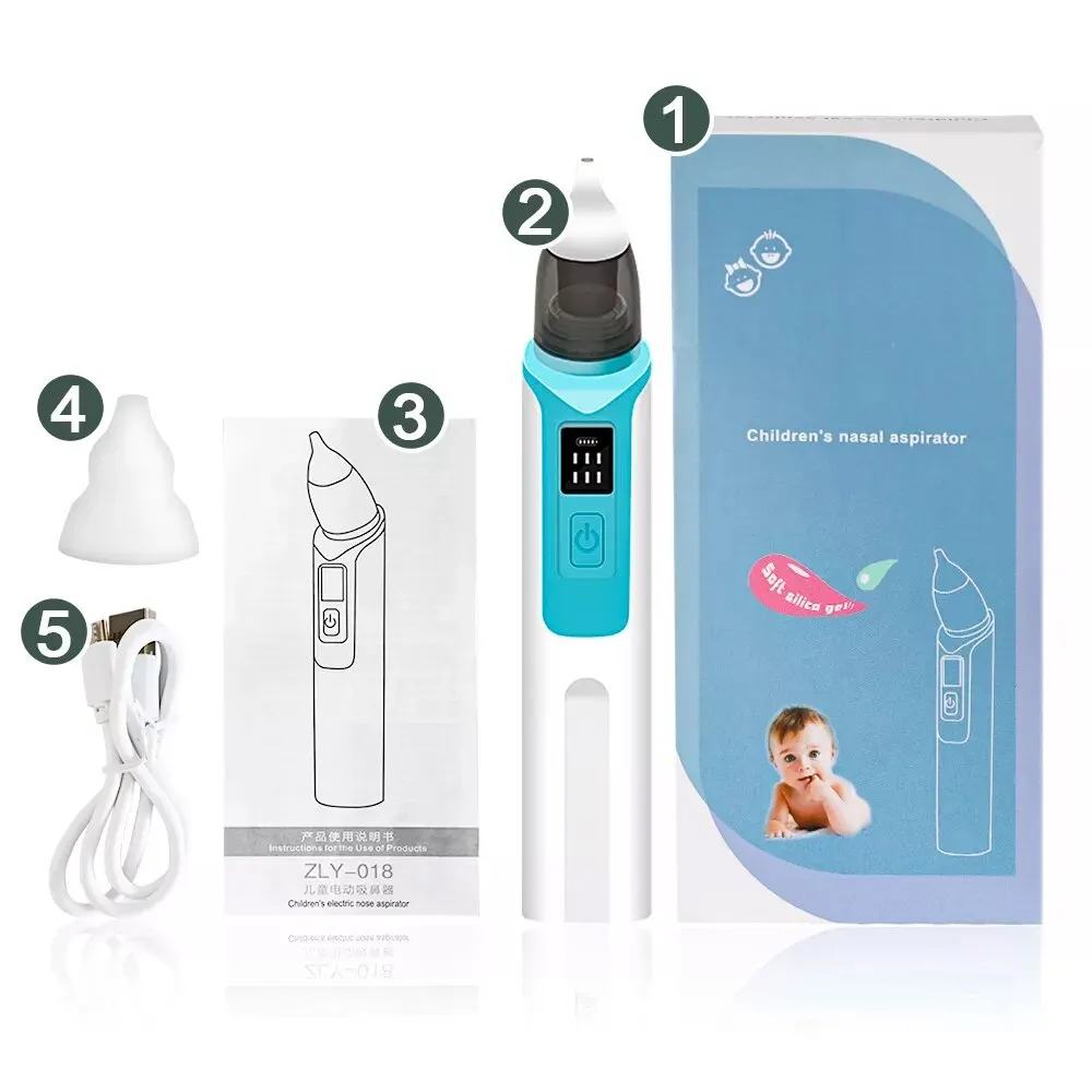 Elektrische Babyneusspuiger met Anti-Reflux Mechanisme - Veilige Neusreiniger voor Baby's