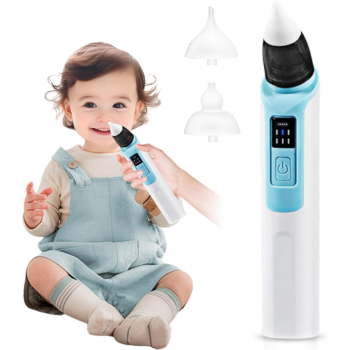 Elektrische Babyneusspuiger met Anti-Reflux Mechanisme - Veilige Neusreiniger voor Baby's