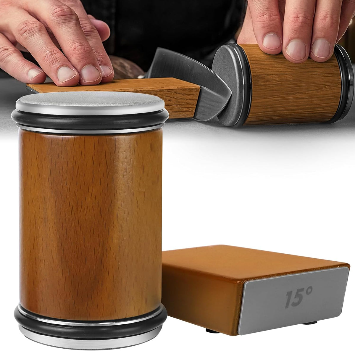 Rolmessenslijper Handmatig Compact Design Snelle Resultaten