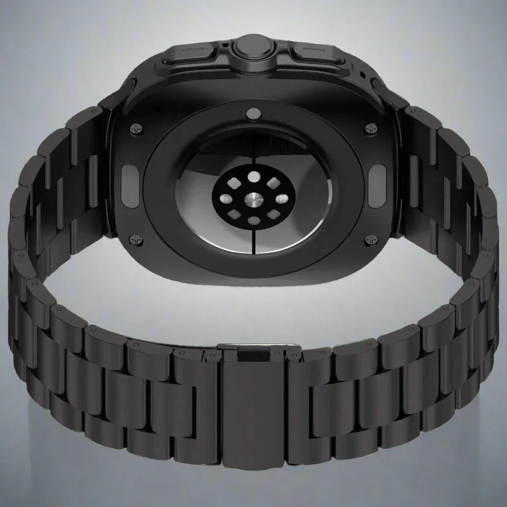 Roestvrijstalen Horlogeband 47mm Smartwatch Metalen Bandje Premium Finish Verstelbaar Polsband Elegant