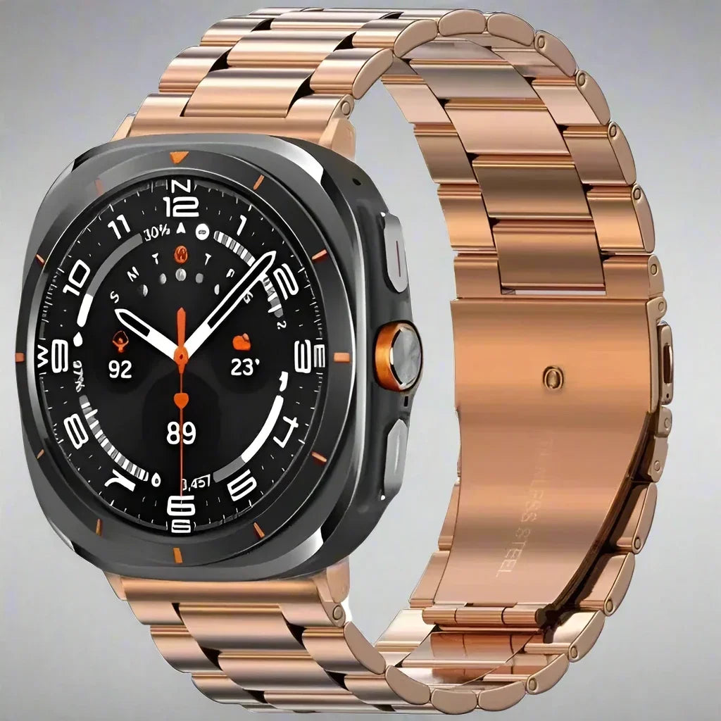 Roestvrijstalen Horlogeband 47mm Smartwatch Metalen Bandje Premium Finish Verstelbaar Polsband Elegant