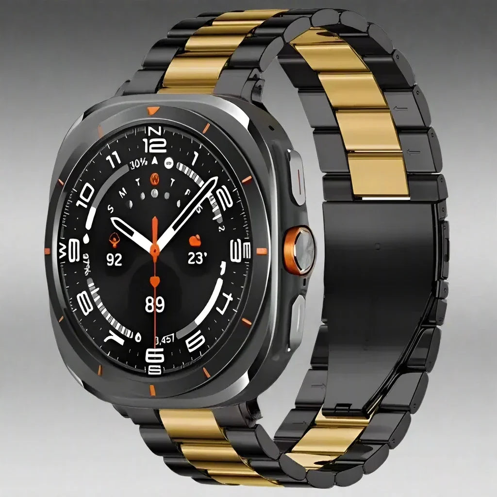 Roestvrijstalen Horlogeband 47mm Smartwatch Metalen Bandje Premium Finish Verstelbaar Polsband Elegant