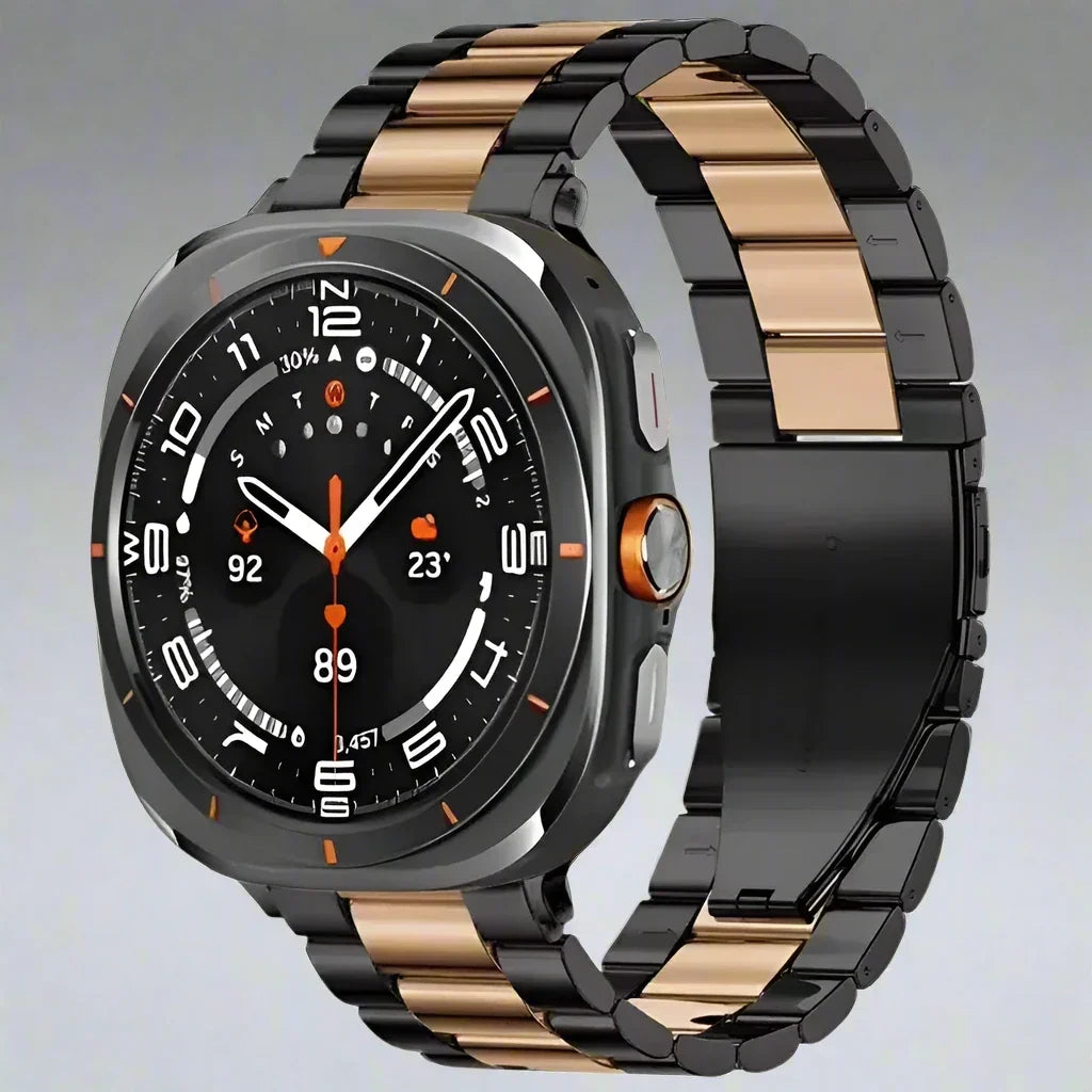 Roestvrijstalen Horlogeband 47mm Smartwatch Metalen Bandje Premium Finish Verstelbaar Polsband Elegant