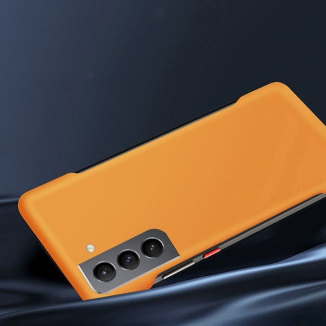 Randloze Smartphone Hoes voor Galaxy S21-S26 Ultra Plus Note 20 Antislip Schokbestendig Beschermhoes 10 Kleuren
