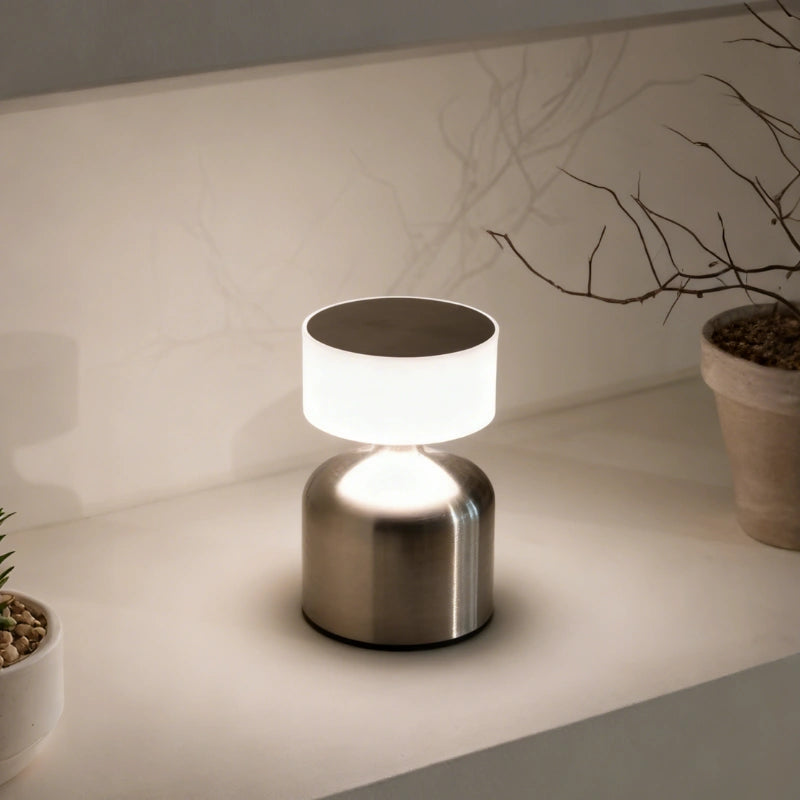 Moderne IJzeren Tafellamp Dimbaar & Oplaadbaar USB LED 5 Vormen