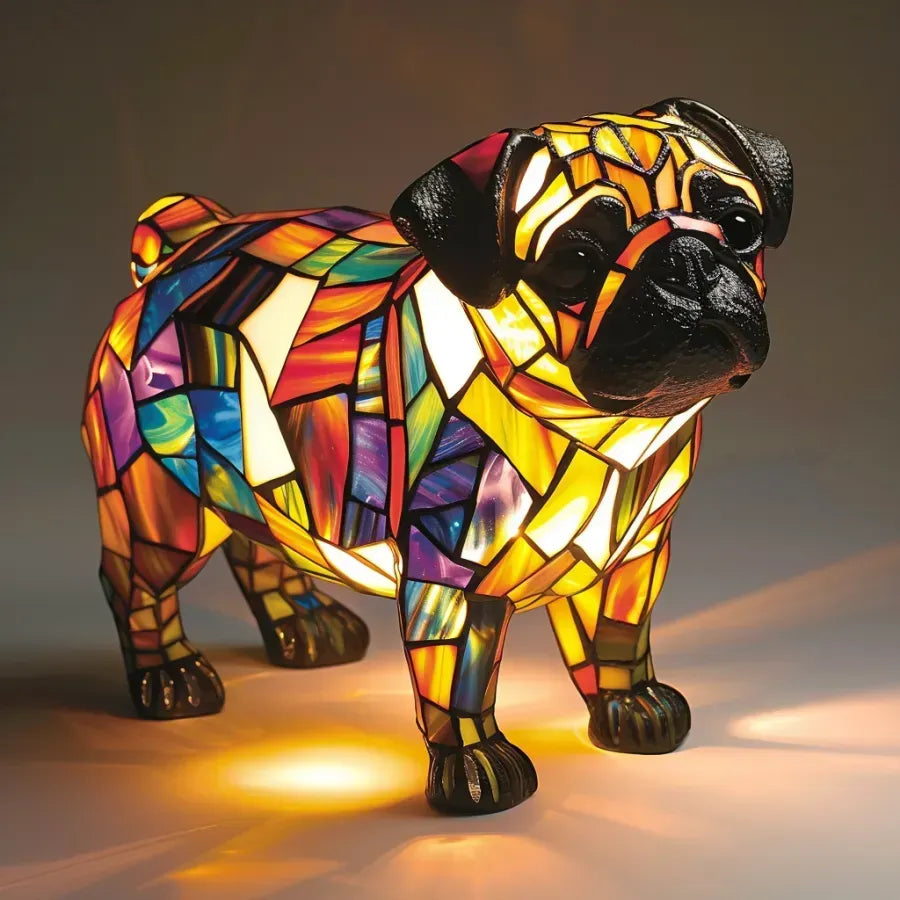 Decoratieve Hondenlamp met Uniek Motief - Sfeerverlichting voor Hondliefhebbers