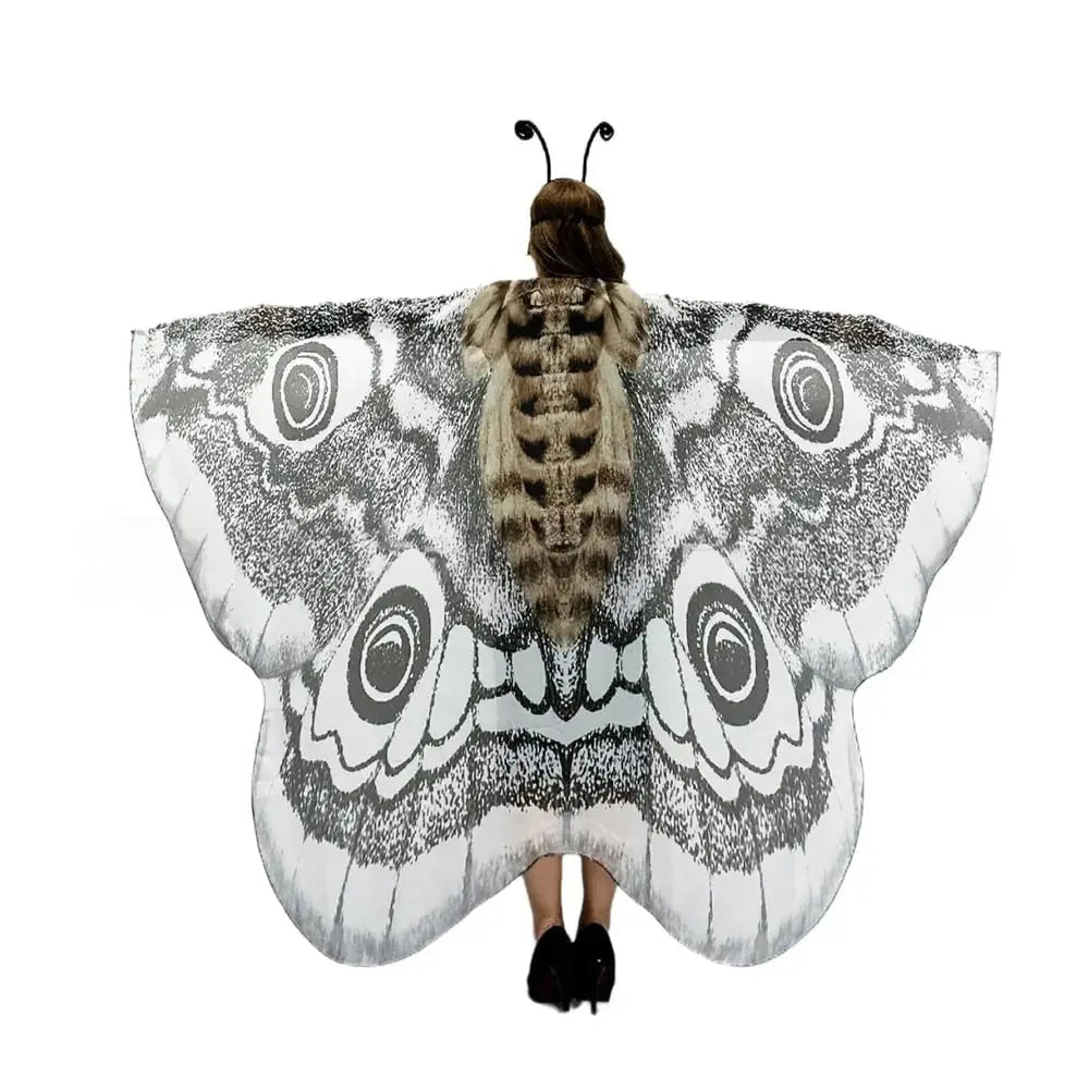 Nachtvlinder Cape Grey Moth - Elegante Vleugelomhang voor Creatieve Momenten