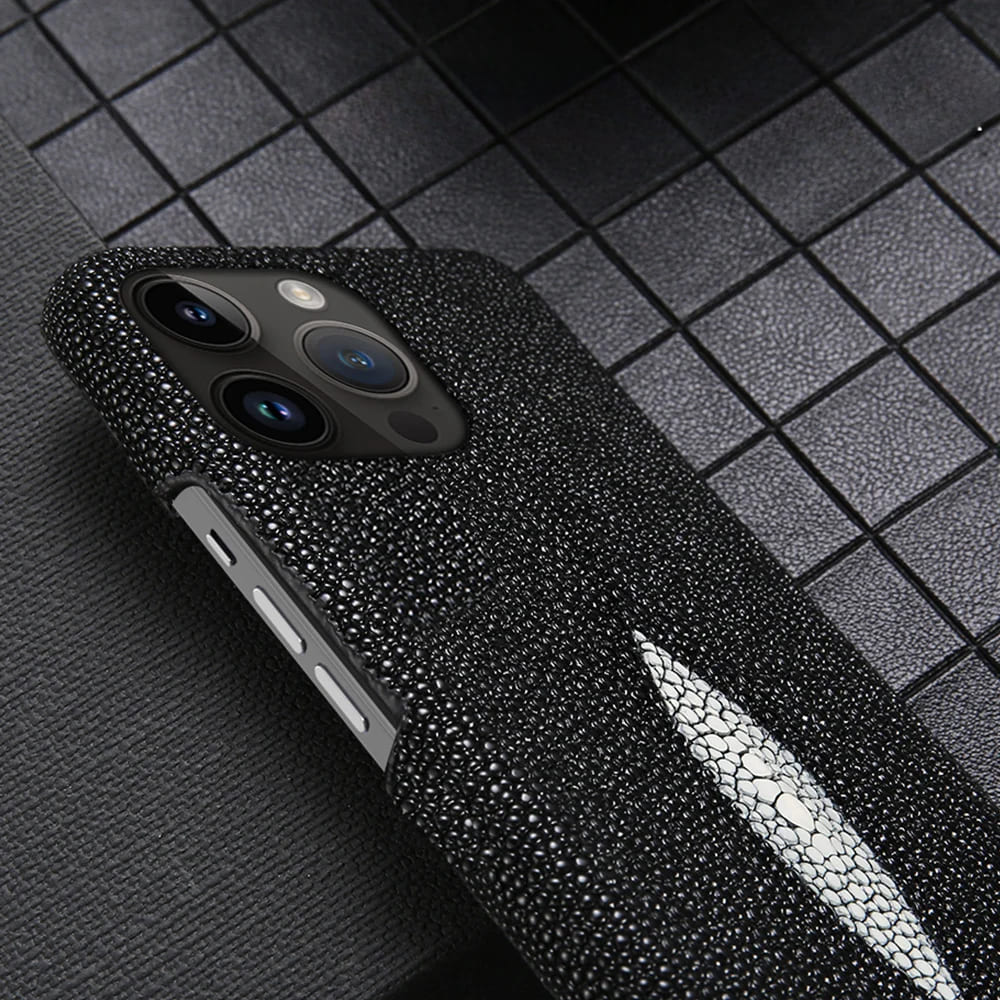 Roggenhuiden iPhone Hoesje Echt Leer Schokbestendig Bescherming Luxe Design 11 tot 17 Pro Max Air Models