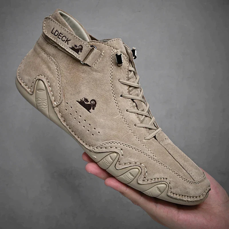Unisex leren instappers met orthopedische steun ademend waterdicht antislip comfort maat 36-50 dames heren