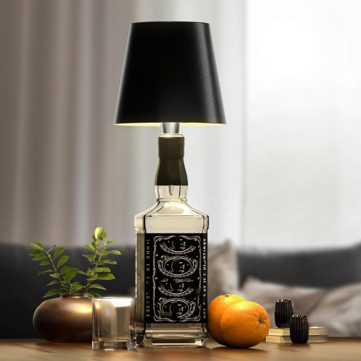 Draadloze Tafellamp met Touch Bediening Dimbaar USB Oplaadbaar Sfeerverlichting Nachtlampje voor Binnen en Buiten
