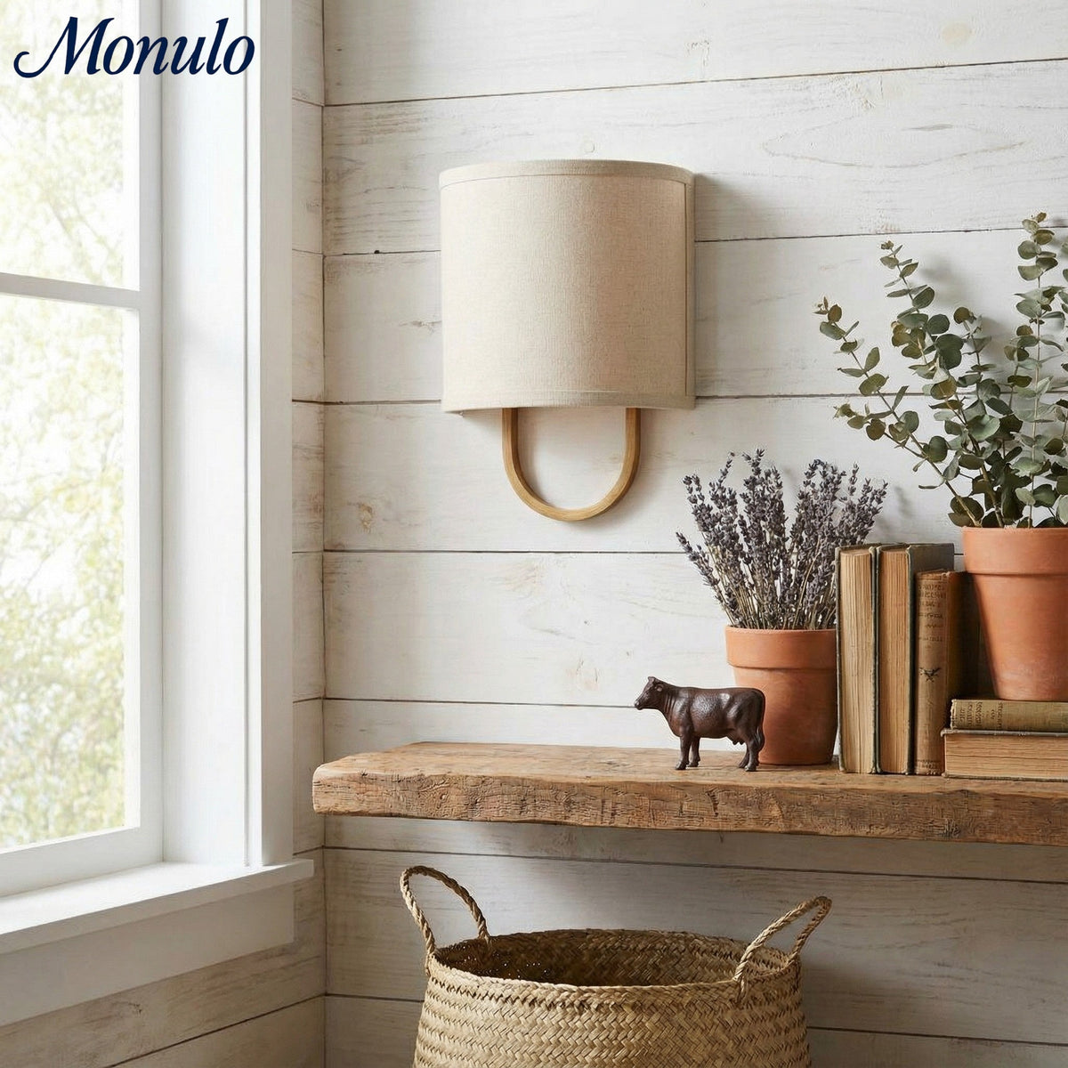 Wandlamp Stoffen Kap - Moderne Slaapkamer Wandverlichting voor Sfeervolle Ambiance