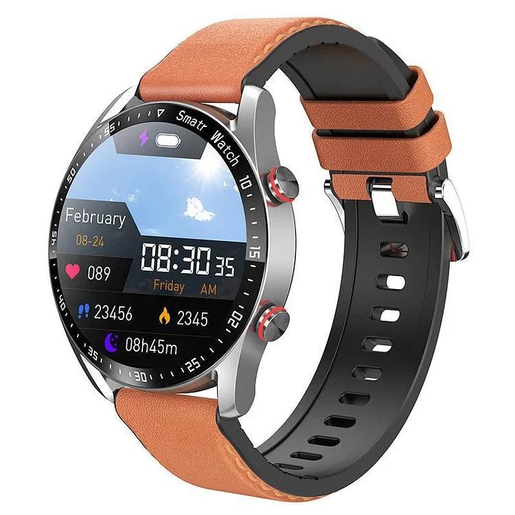 Smartwatch met Gezondheidsfuncties en Bluetooth-bellen - HD-scherm 1,45 inch - Hartslagmeter en Bloedzuurstofmeting