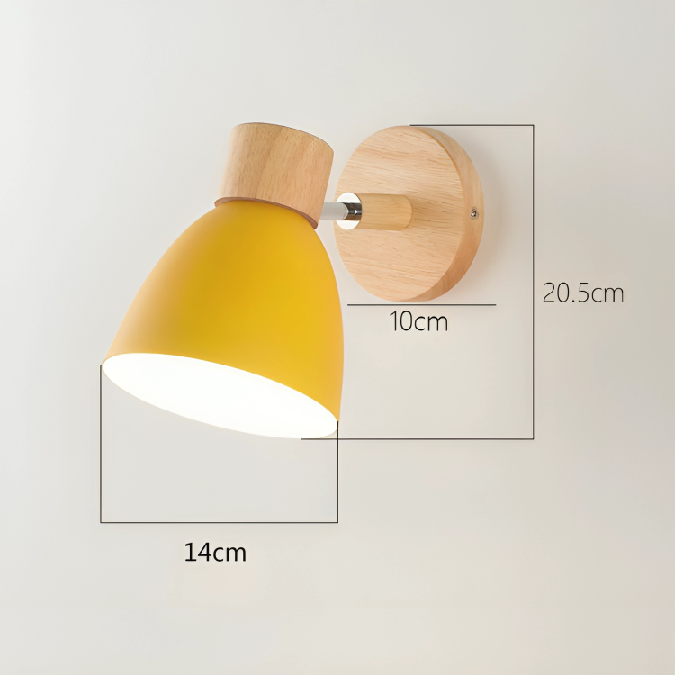 Minimalistische Wandlamp Metaal LED 8W Neutraal Wit Slaapkamer Woonkamer Scandinavische Sfeerverlichting