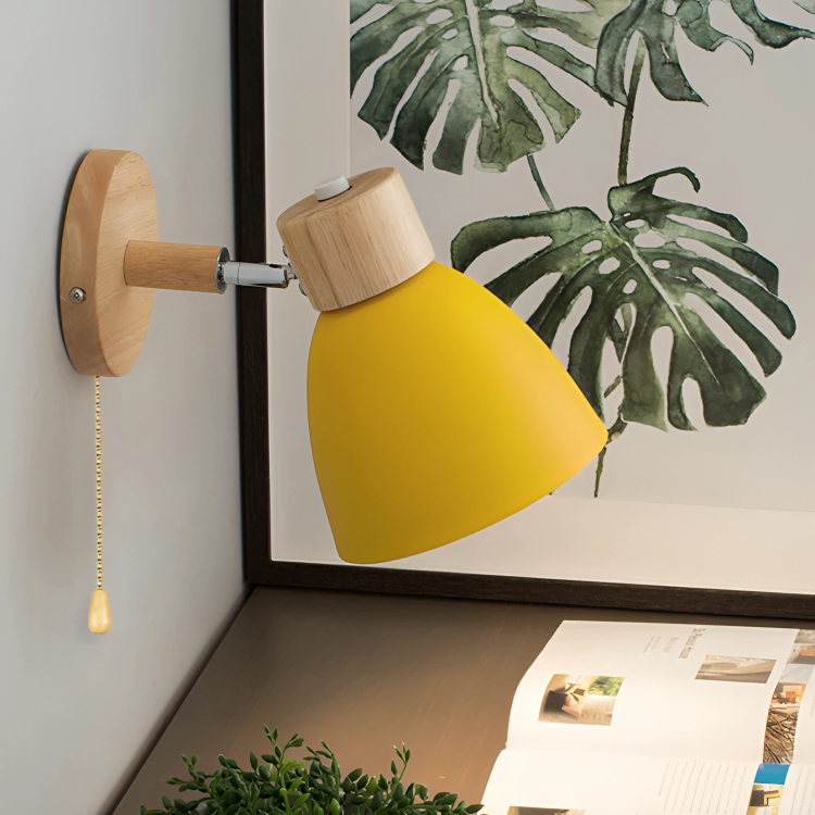 Minimalistische Wandlamp Metaal LED 8W Neutraal Wit Slaapkamer Woonkamer Scandinavische Sfeerverlichting