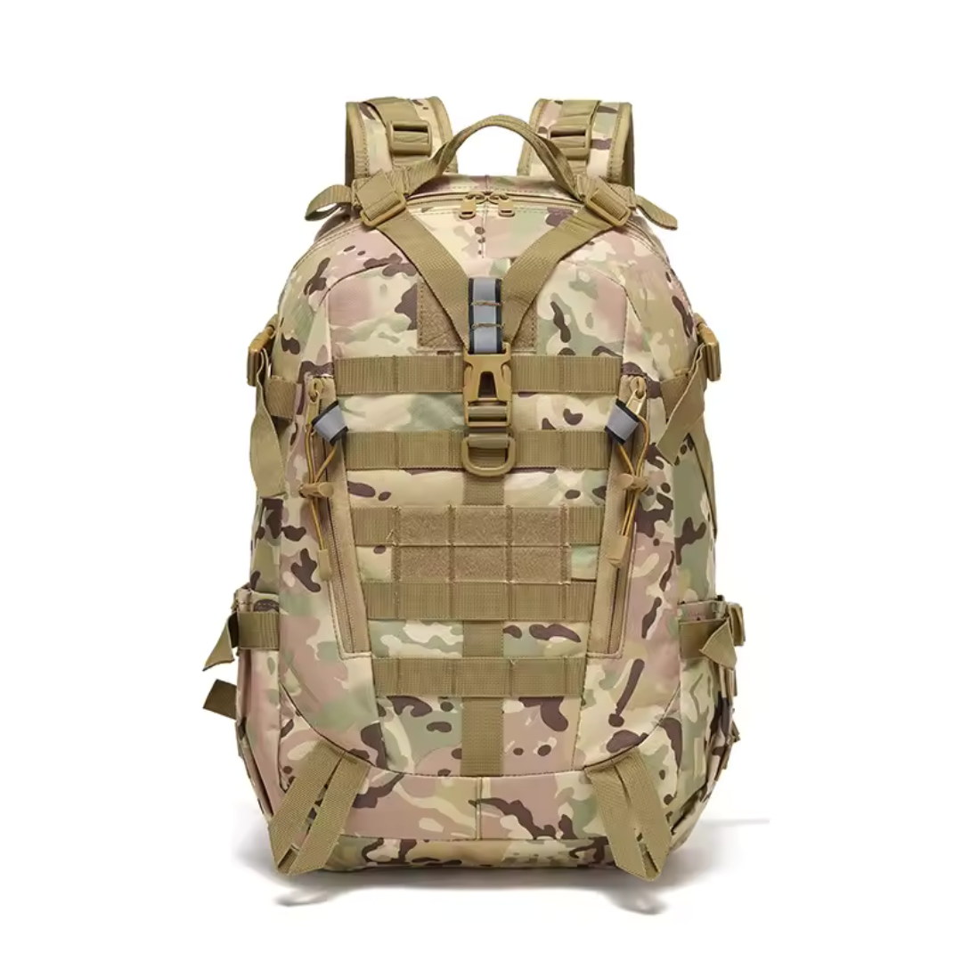 Tactische Rugzak 40 Liter Waterdicht met Laptopvak Militair Outdoor Wandelrugzak Camouflage Zwart Hiking