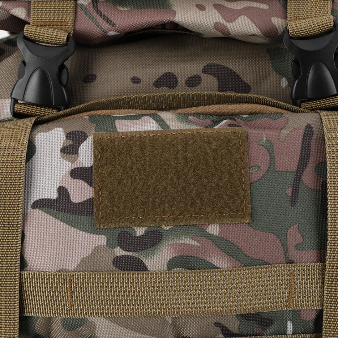 Trekkingrugzak 80 Liter met MOLLE Systeem Ergonomisch Outdoor Backpack Camouflage Khaki Zwart Wandelen