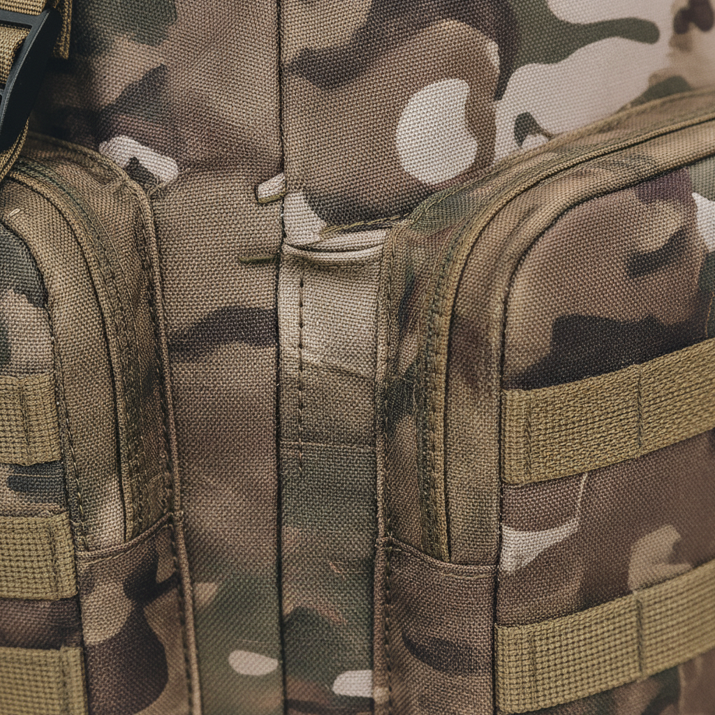 Trekkingrugzak 80 Liter met MOLLE Systeem Ergonomisch Outdoor Backpack Camouflage Khaki Zwart Wandelen