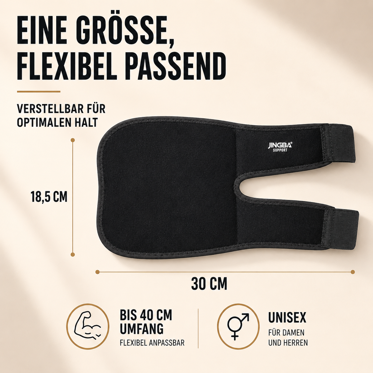 Verstelbare Elleboogbrace met Compressie voor Sport Herstel en Blessurepreventie Zwart One Size Volwassenen