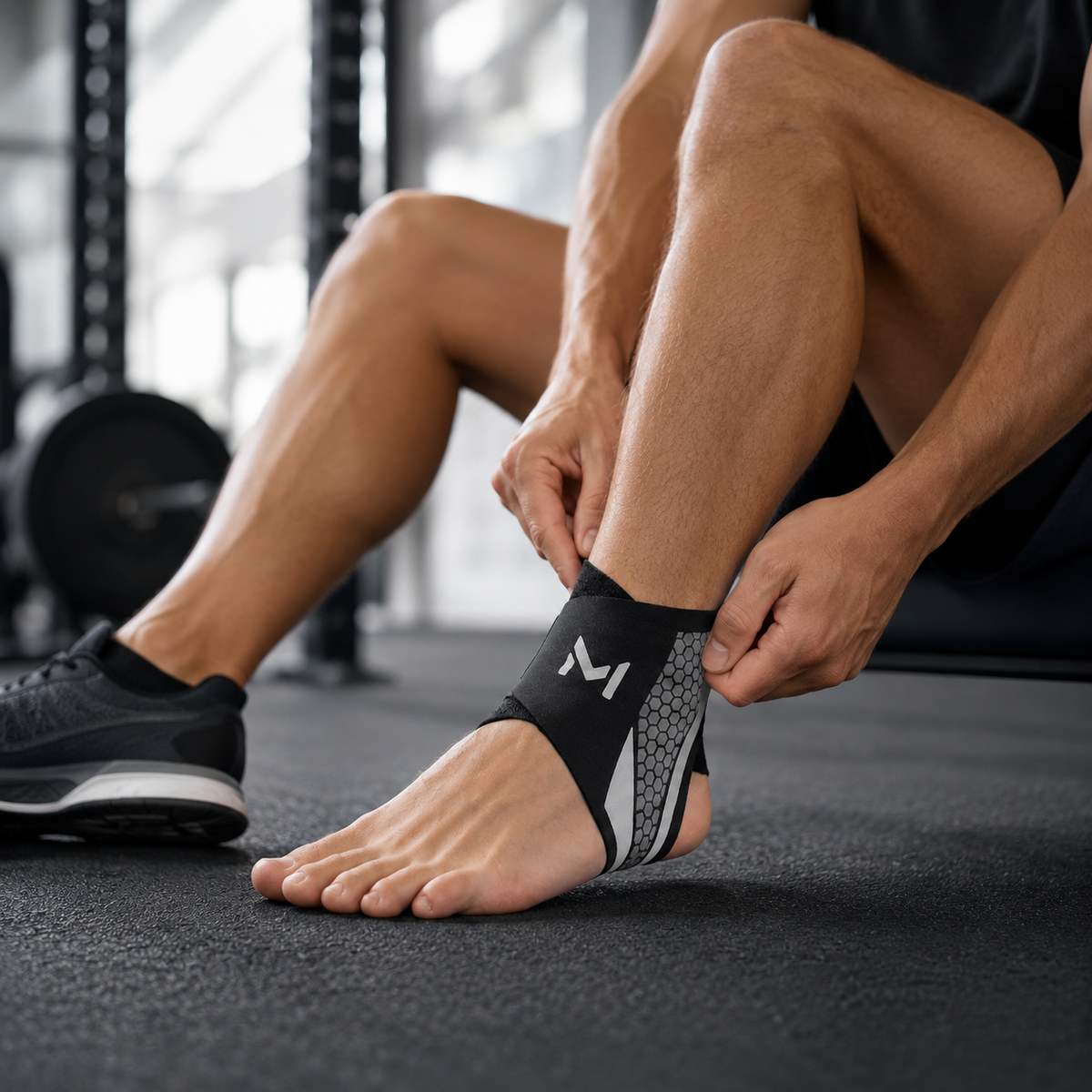 Verstelbare Enkelbrace voor Sport en Herstel - Flexibele Ondersteuning met Compressie