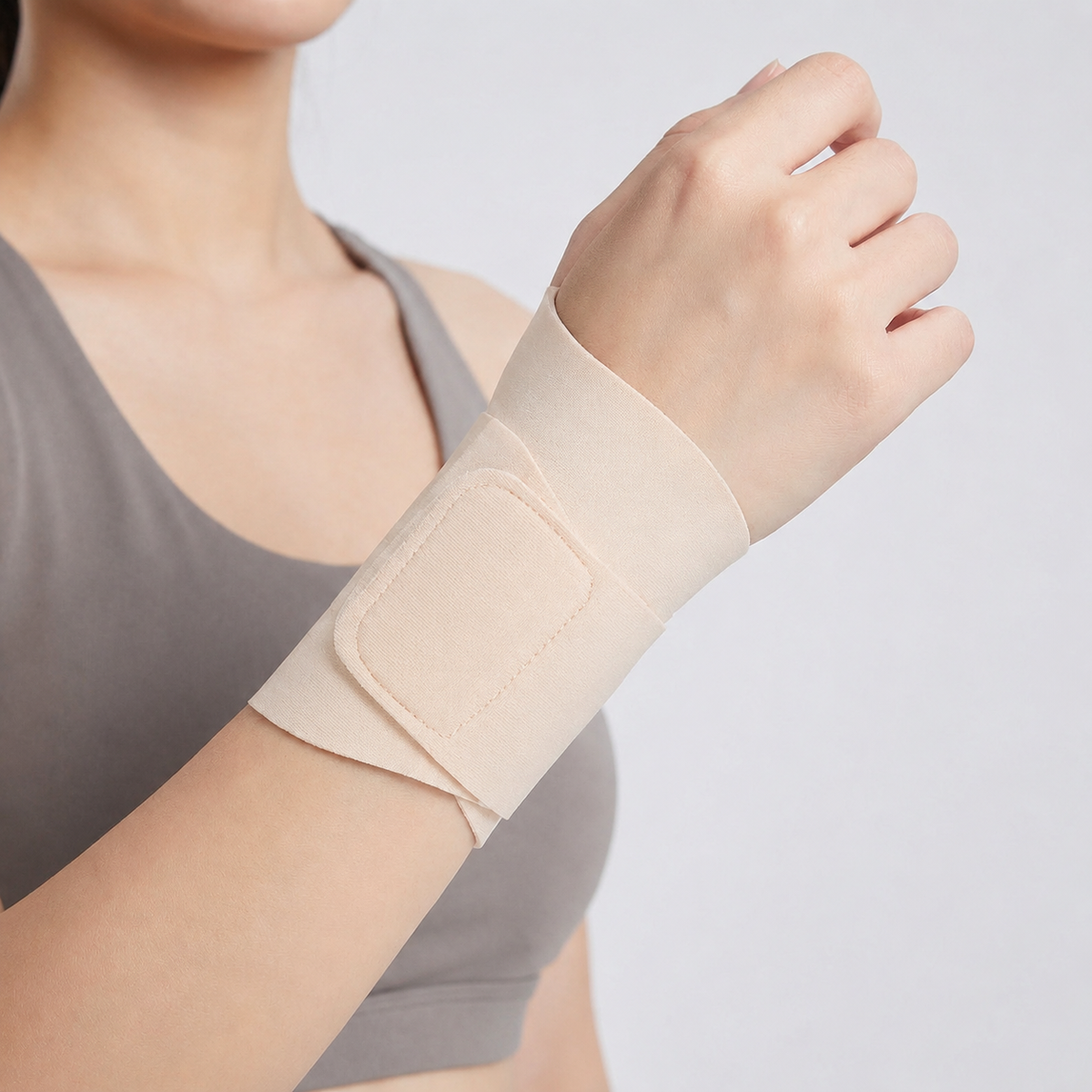 Polsbrace Ultralight - Ademende Nylon Handsteun met Verstelbare Sluiting voor Training en Dagelijks Gebruik