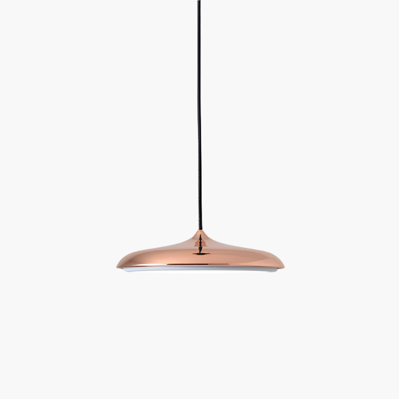 Scandinavische Hanglamp LED Minimalistisch Wit Zwart Grijs Blauw Rosé Goud voor Eettafel Woonkamer Modern Energiezuinig Verlichtingsdesign Ø25cm Ø40cm Aluminium