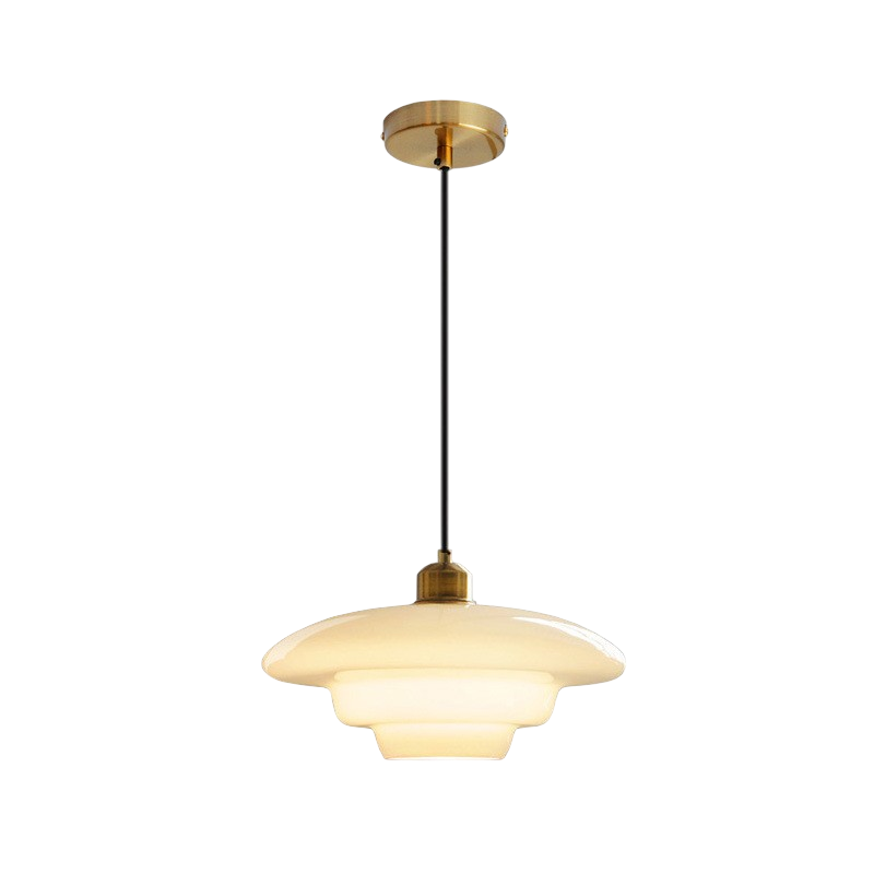Melkachtig witte glazen hanglamp E27 glas wit keuken eetkamer hal modern minimalistisch verlichting | Sansoti
