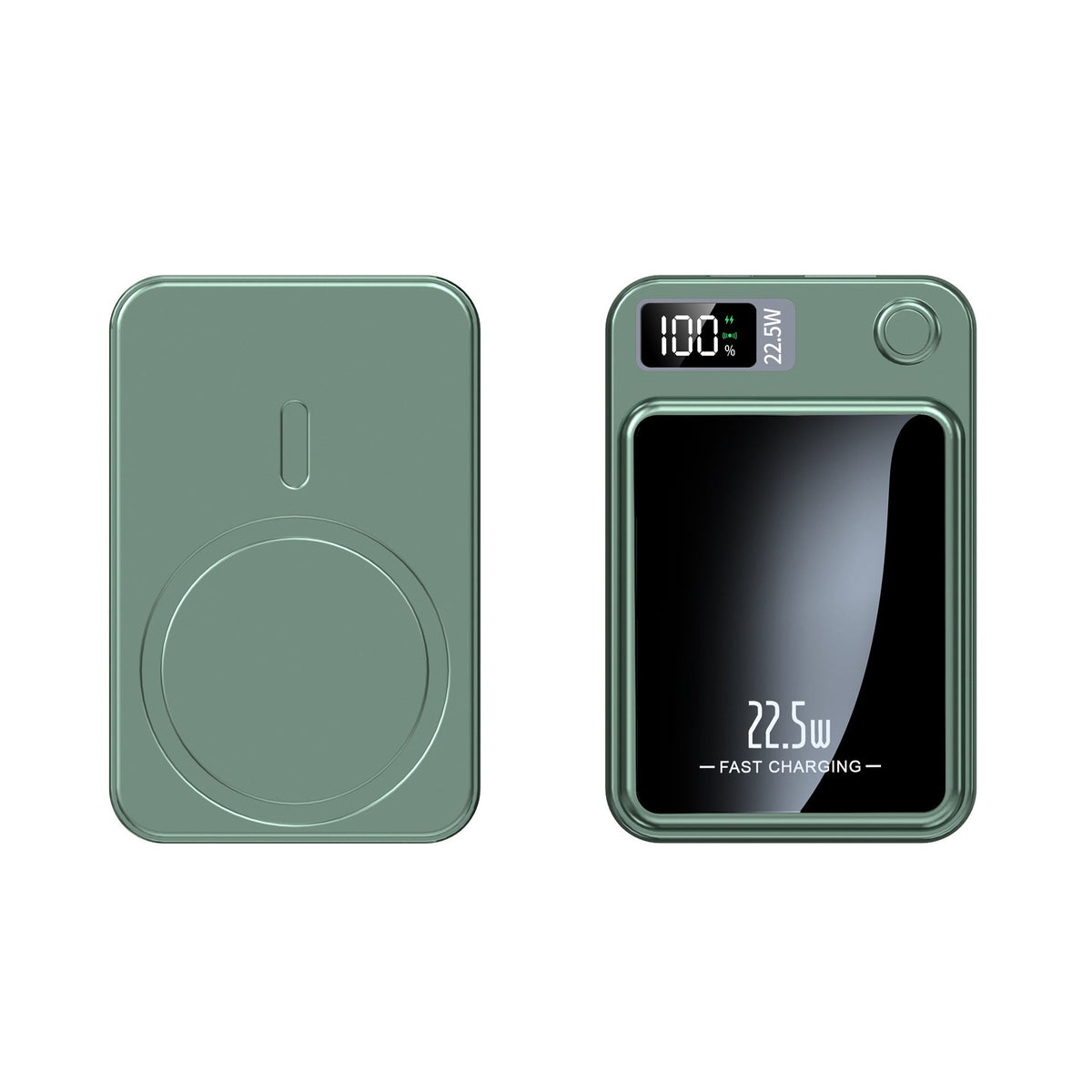 Draadloze Powerbank 20000mAh met Qi-Lader Smartphone Tablet Mobiele Oplader LED-Display Snel Laden Compact