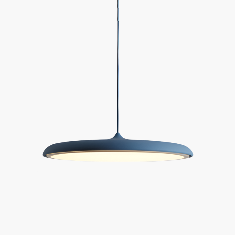 Scandinavische Hanglamp LED Minimalistisch Wit Zwart Grijs Blauw Rosé Goud voor Eettafel Woonkamer Modern Energiezuinig Verlichtingsdesign Ø25cm Ø40cm Aluminium