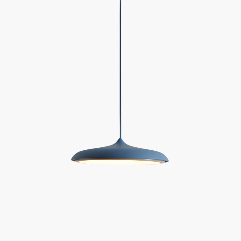 Scandinavische Hanglamp LED Minimalistisch Wit Zwart Grijs Blauw Rosé Goud voor Eettafel Woonkamer Modern Energiezuinig Verlichtingsdesign Ø25cm Ø40cm Aluminium
