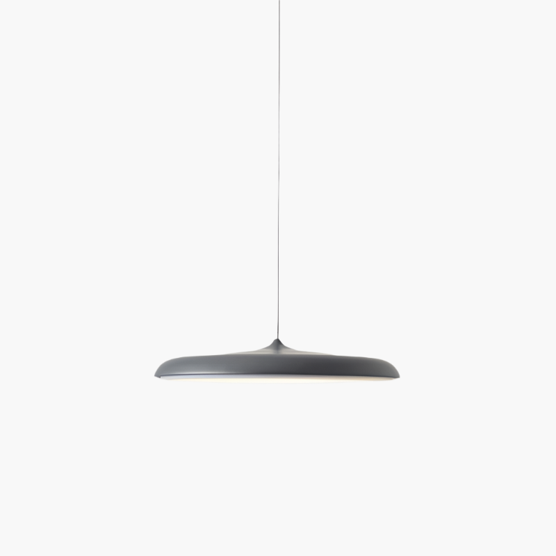 Scandinavische Hanglamp LED Minimalistisch Wit Zwart Grijs Blauw Rosé Goud voor Eettafel Woonkamer Modern Energiezuinig Verlichtingsdesign Ø25cm Ø40cm Aluminium