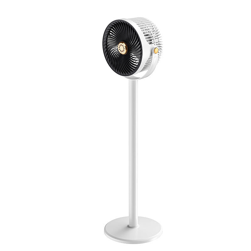 Ventilator 360 Graden Rotatie Staand 86,5 cm Stille Motor Grijs Wit Verstelbare Hoogte Woonkamer