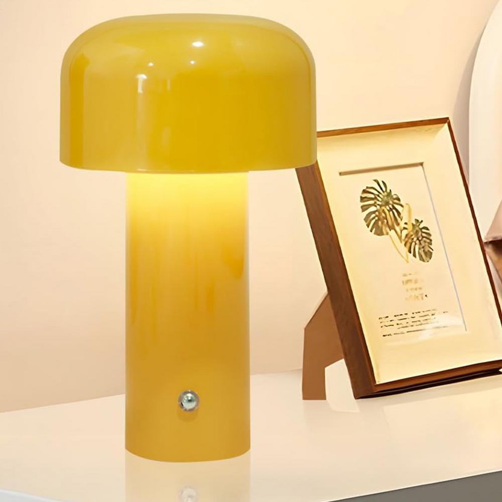 Oplaadbare LED Tafellamp Paddenstoel Design Draadloos Dimbaar Sfeerlicht Woonkamer Slaapkamer Eetkamer