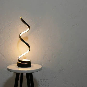 Tafellamp Spiraalvorm Metaal Dimbaar 3 Lichtkleuren Warm Neutraal Koud Wit Moderne Sfeerlamp Bureaulamp