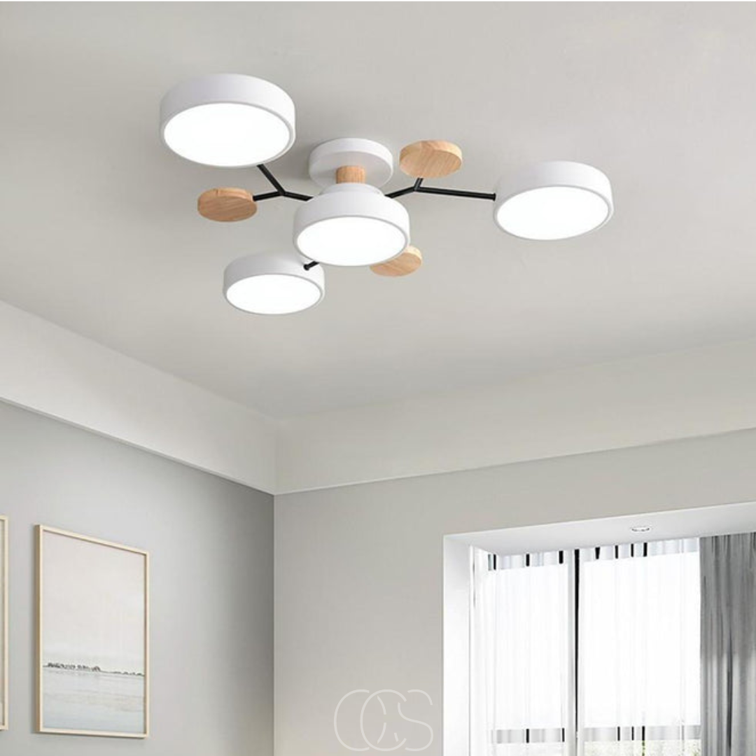 Ronde LED Plafondlamp Metaal 63,5cm Meerkleurig Dimbaar Modern Design Woonkamer Eetkamer Slaapkamer Verlichting