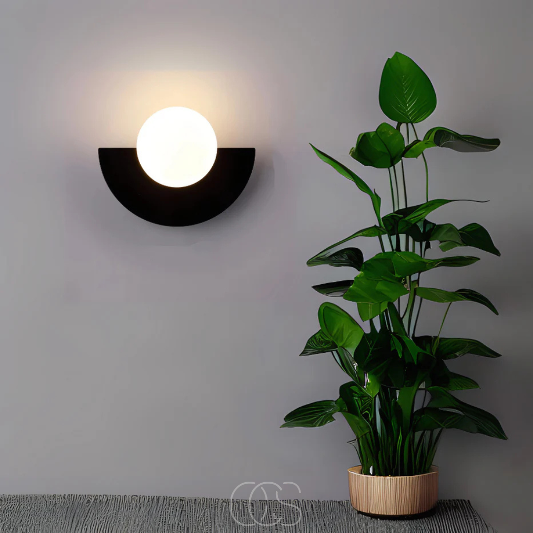 Halfronde Wandlamp Dimbaar Scandinavisch Minimalistisch Design Warm Licht Woonkamer Slaapkamer G9 LED
