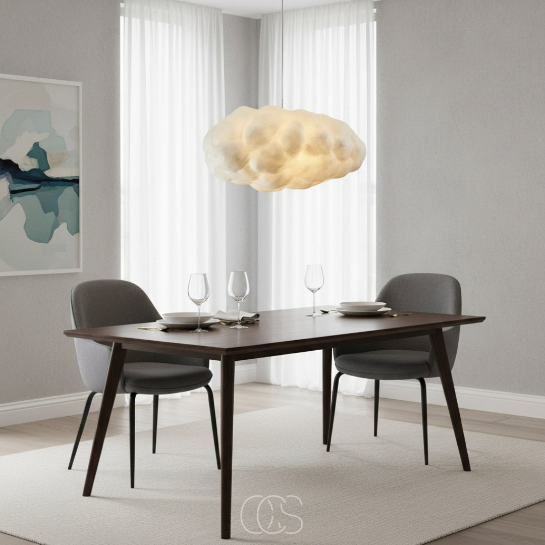 Hanglamp Wolkvorm 30-80cm Warm Wit Licht E27 Plafondverlichting Eetkamer Woonkamer Slaapkamer Sfeerverlichting